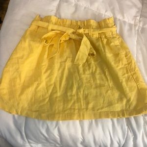 Yellow Mini Skirt